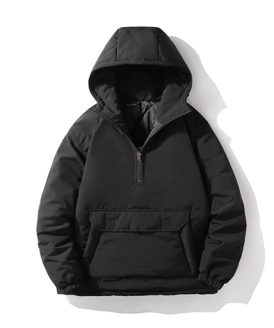 Men's Winter Streetwear Hooded Warm Coat