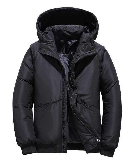 Men's Casual Warm Hooded Jacket